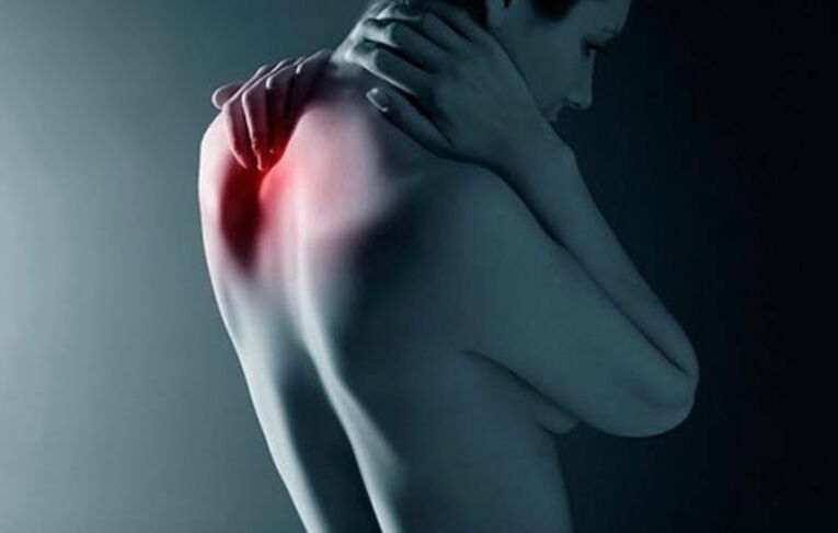 Ill in the shoulder blade